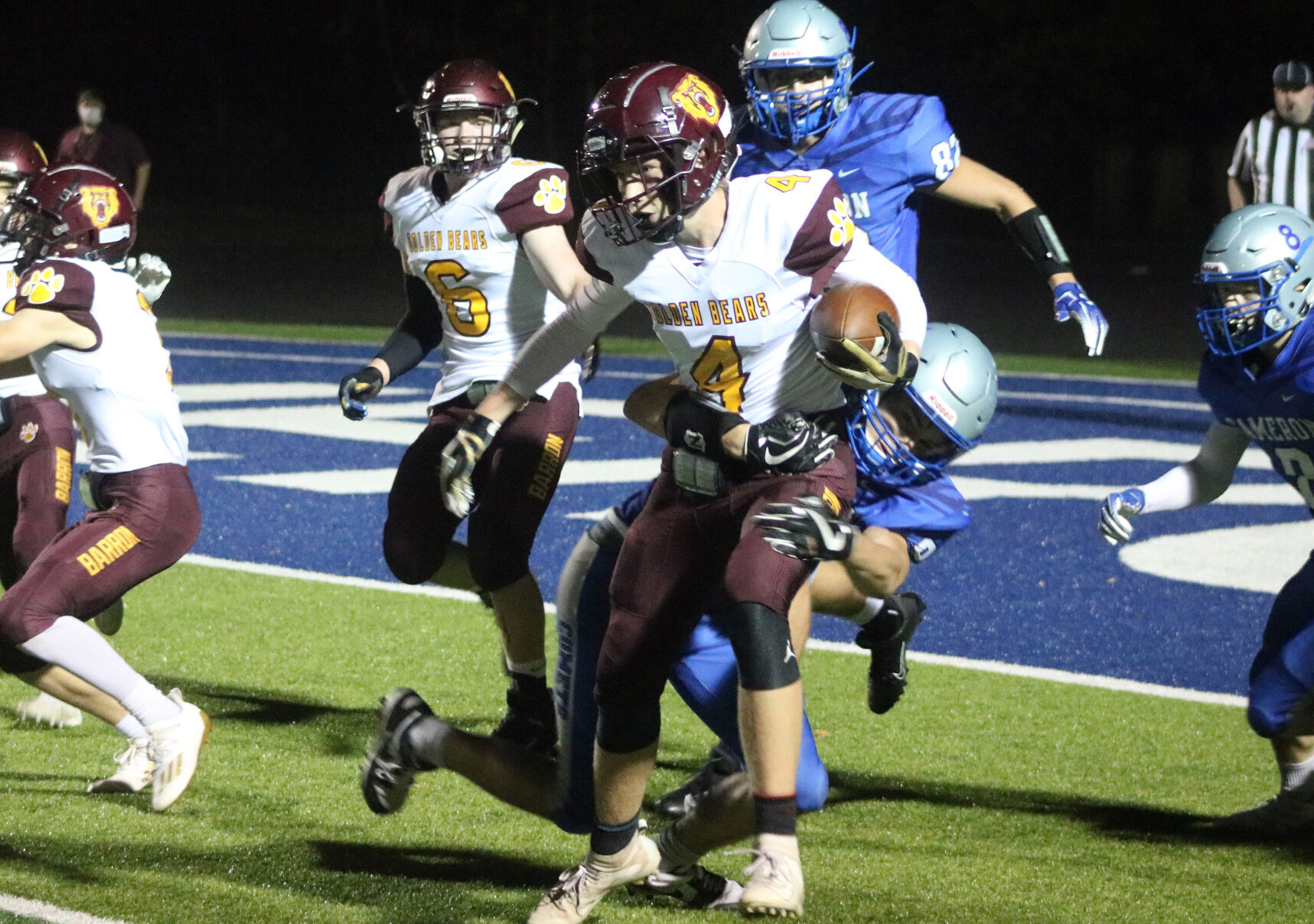 Cameron vs. Barron football 10-9-20